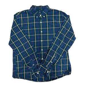 J.‎ Crew Slim Fit Plaid Long sleeve button down shirt Size XL